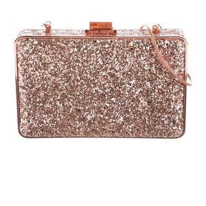 Henri Bendel Party Box Clutch - Pink Glitter